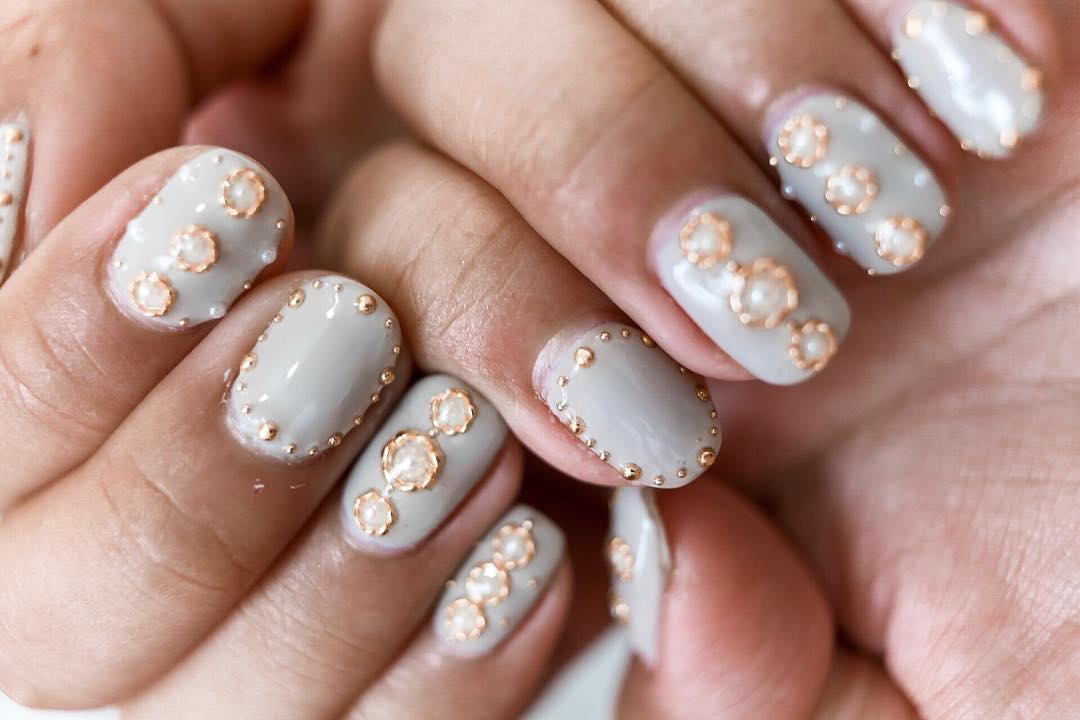 These Pearl Nail Designs Will Bring Joy to Your Life
