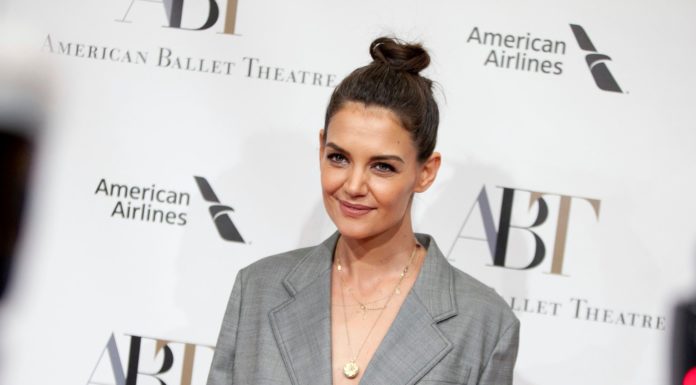 Katie Holmes Takes Trousers Up a Notch