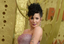 Halsey is Rocking Our World With “The Great Impersonator” Makeup Halsey at the 71st Annual Primetime Emmy Awards in 2019