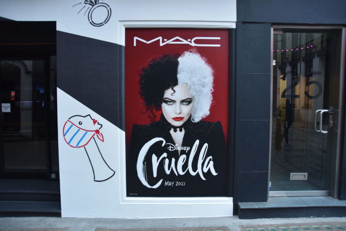 The Mac store in London's Carnaby Streets gets decked out to celebrate the release of 