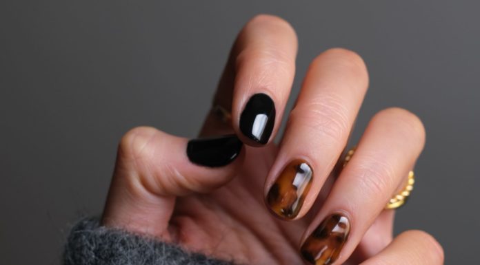 Fall 2021 Nail Art is Anything But Boring Tortoiseshell nail art