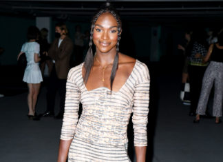 3 Emerging Brands Spotted on the Streets During Fashion Month Dina Asher-Smith at the KNWLS show at Spring Summer 2022, London Fashion Week.