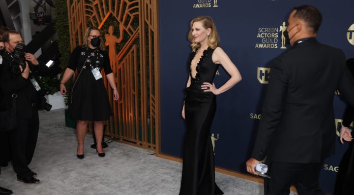 These Stars Stole the Show at the SAG Awards Red Carpet Cate Blanchett at the 28th Annual Screen Actors Guild Awards.