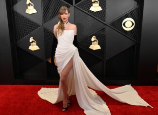 5 Best Red Carpet Moments From the 2024 Grammy Awards Taylor Swift at the 66th Annual Grammy Awards in February 2024