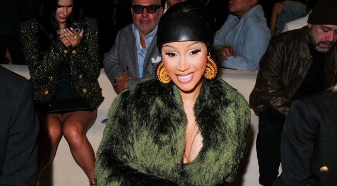Cardi B Was the Fashion MVP of the Paris Fashion Week Cardi B at the Balmain Spring 2025 Women's Runway Show in Paris France in Sep 2024