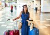 5 Tips for Scaling Down Your Accessories During Your Travels Girl with suitcases